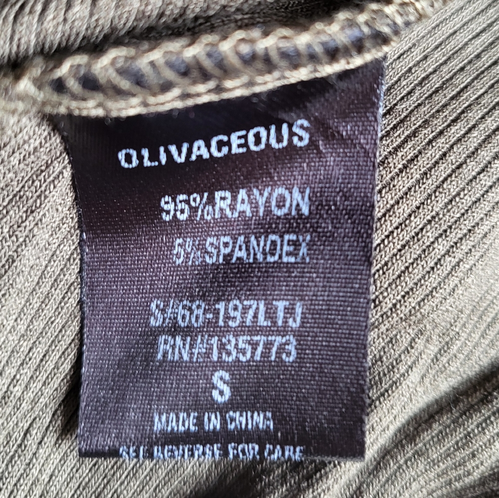 NWT Olivaceous Cropped Rayon Wrap Tee T Shirts Bulk Set of 3 sizes S M L - Picture 11 of 14